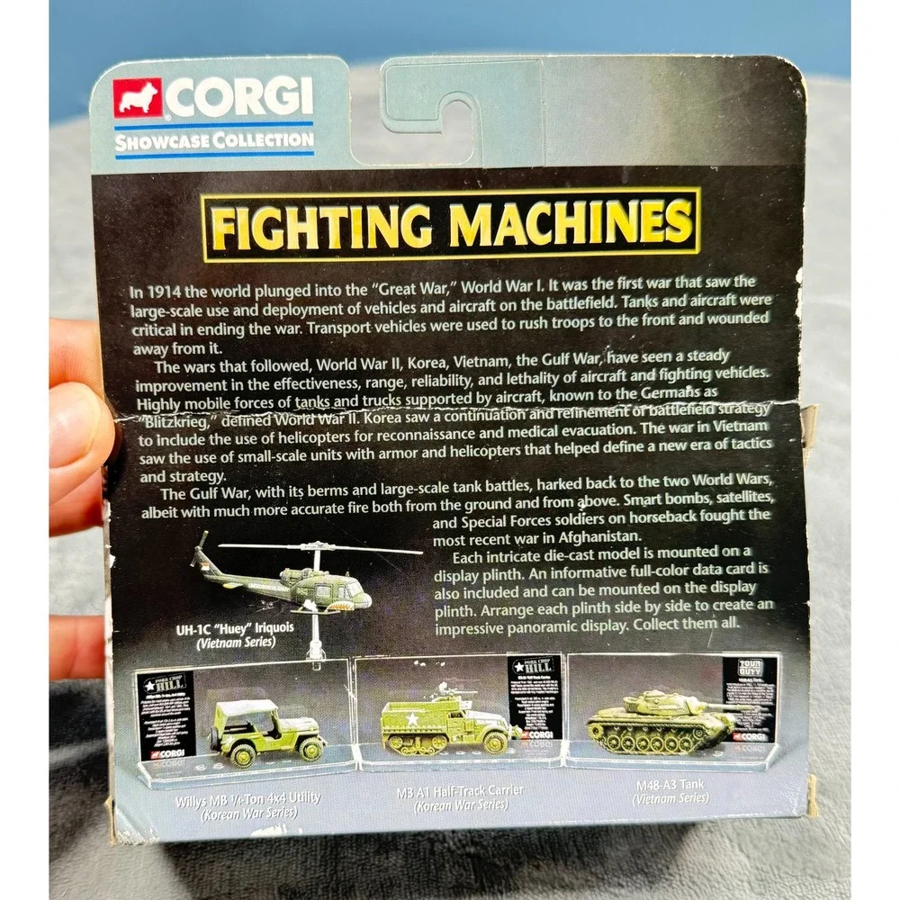 Corgi Fighting Machines Willys Jeep Vietnam Tour of Duty Diecast 187